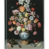 Anteckningsbok 22x16cm linjerad National Gallery: Bosschaert - Still life of Flowers