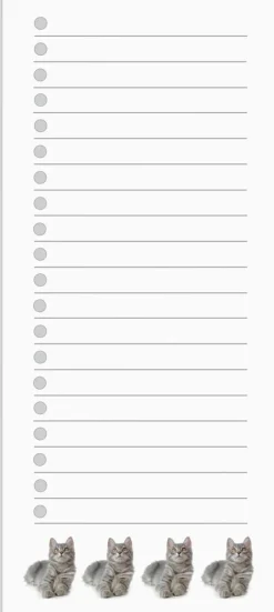 Att göra-lista Katter
