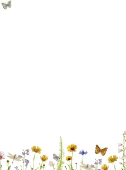 Brevpapper Wildflower Garden