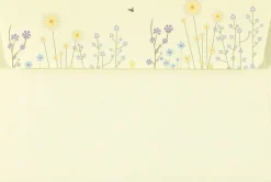 Brevpappersset Sparkly Garden