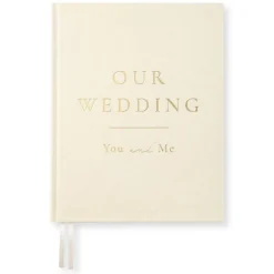 Bröllopsbok offwhite