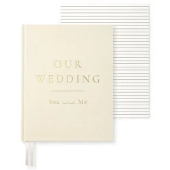 Bröllopsbok offwhite