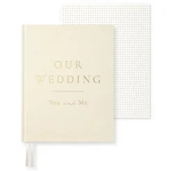 Bröllopsbok offwhite