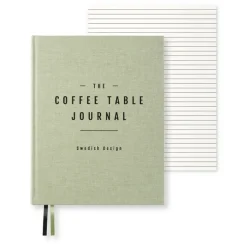 Coffe table journal - grön