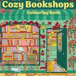 Cozy Bookshops: Colouring Book