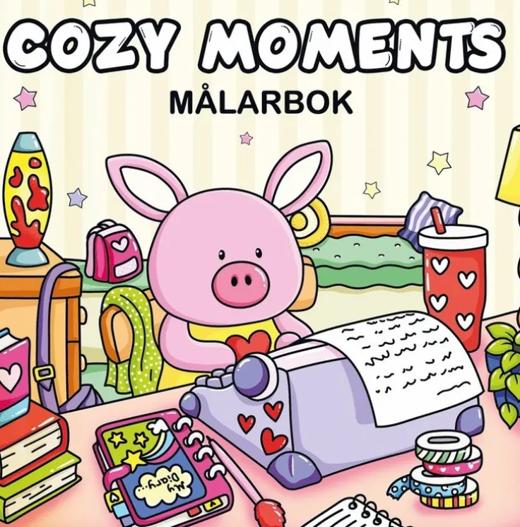 Cozy Moments : Målarbok