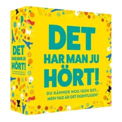 Det har man ju hört