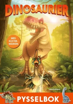 Dinosaurier pysselbok : med klistermärken