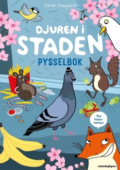 Djuren i staden. Pysselbok : med klistermärken