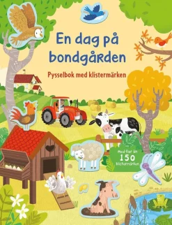 En dag på bondgården : Pysselbok med klistermärken