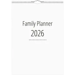 Familjekalender 2026 A4 4 kolumner