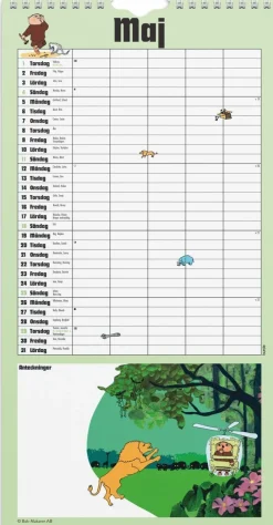 Familjekalender 2025 Alfons Åberg