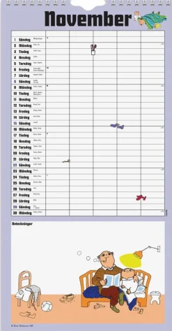 Familjekalender 2026 Alfons Åberg