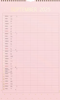 Familjekalender 2025-2026 Color