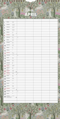 Familjekalender 2025 Hanna Wendelbo