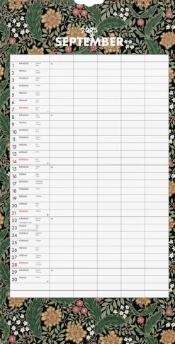 Familjekalender 2025 Hanna Wendelbo