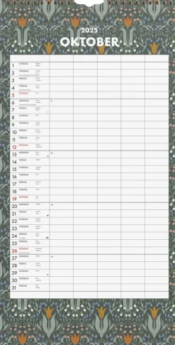 Familjekalender 2025 Hanna Wendelbo