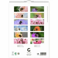 Familjekalender 2026 Humlor