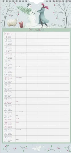 Familjekalender 2026 Magic Garden