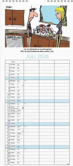 Familjekalender 2026 Parkalendern