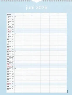 Familjekalender 2026 Praktisk