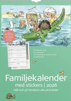Familjekalender 2026 Stickers