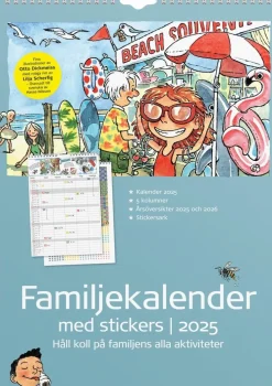 Familjekalender 2025 Stickers