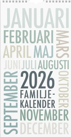 Familjekalender 2026 TrendArt
