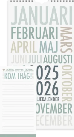 Familjekalender 2025-2026 TrendArt