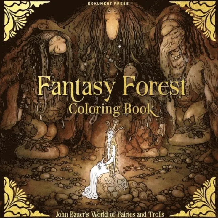 Fantasy Forest Coloring Book