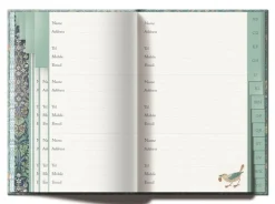 Födelsedagsbok/Adressbok A5 - William Morris