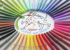 Fiberspetspenna Faber-Castell 50 färger