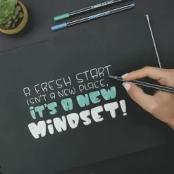 Fiberspetspenna Stabilo Pen 68 metallic silver