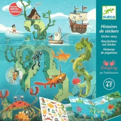 Flyttbara stickers - Äventyr till havs