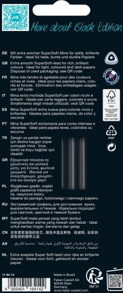 Färgpenna Black Edition hudton 12 färger