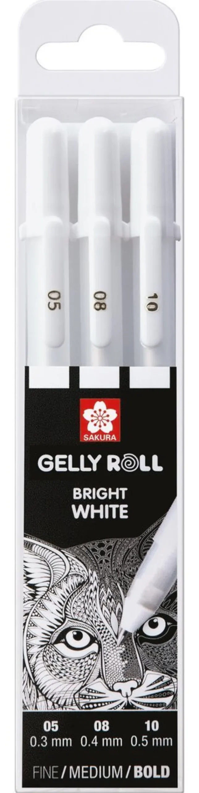 Gelpenna Gelly Roll 3-pack vit