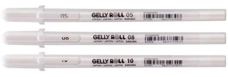 Gelpenna Gelly Roll 3-pack vit