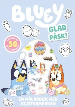 Glad påsk : en målarbok med klistermärken