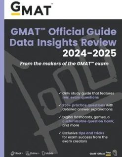 GMAT Official Guide Data Insights Review 2024-2025: Book + Online Question Bank