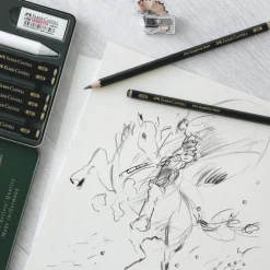 Grafitpenna Pitt Graphite Matt 11 delar i metalletui