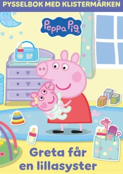 Greta får en lillasyster : Pysselbok med klistermärken