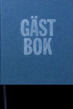 Gästbok 210x240mm duo blå