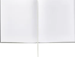 Gästbok 210x240mm textil beige