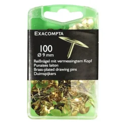 Häftstift mässing 100st