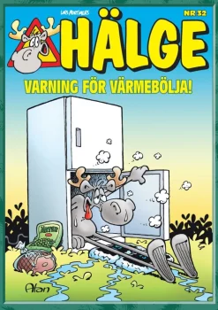 Hälge. Varning för värmebölja!