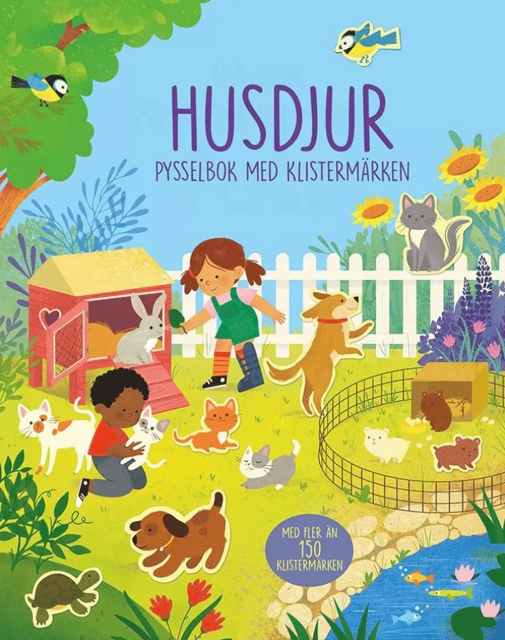 Husdjur : pysselbok med klistermärken
