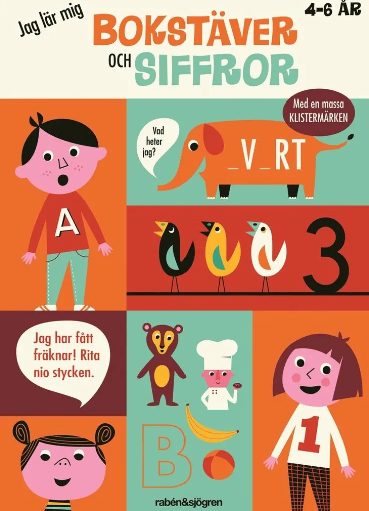 Jag lär mig bokstäver och siffor