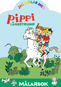 Jag målar med Pippi Långstrump : Målarbok