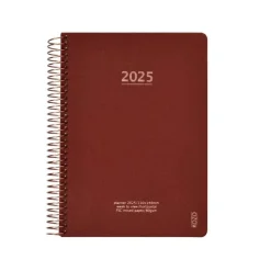 Kalender 2025 A5 vecka/uppslag orange