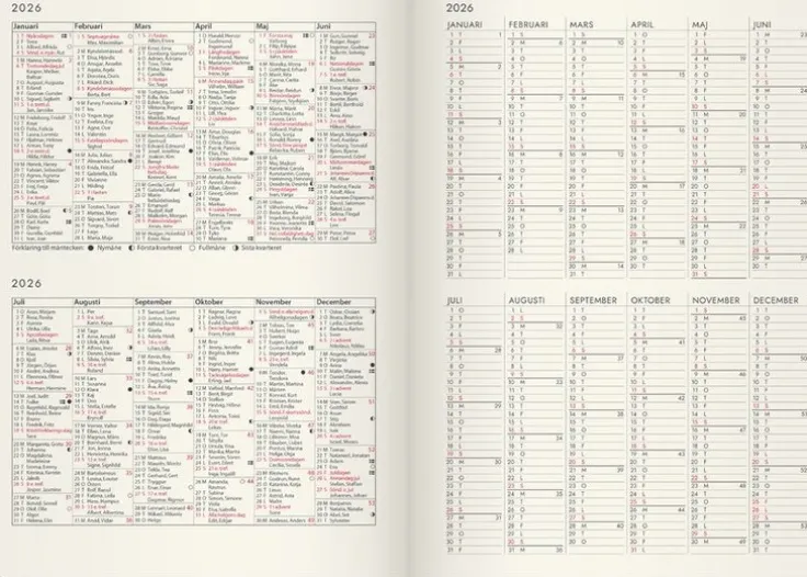 Kalender 2026 Agency Forma Deluxe brun